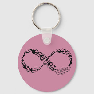 Chaveiro Infinity Symbol Chaveiro, World Traveler Gift