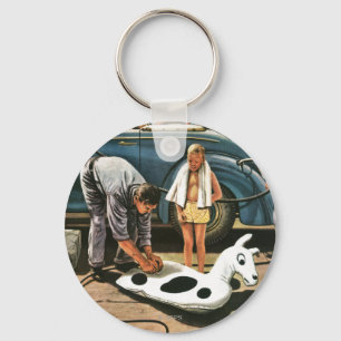 Chaveiro Inflando o brinquedo da praia