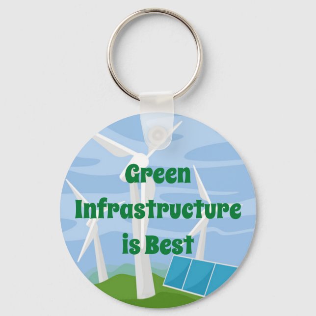 Chaveiro Infraestrutura verde é a melhor (Frente)