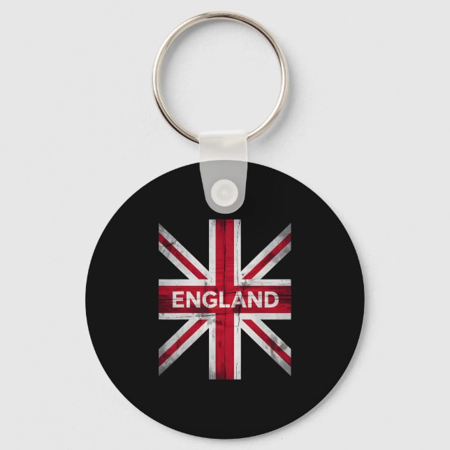 Chaveiro Inglês Inglaterra Grã-Bretanha Uk História Férias  (Frente)