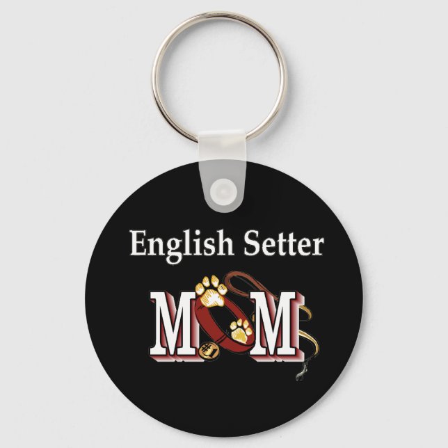 Chaveiro Inglês Setter Mãe Oferta (Frente)