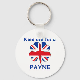 Chaveiro Ingleses personalizados beijam-me que eu sou Payne