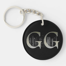 Chaveiro Iniciais do GG