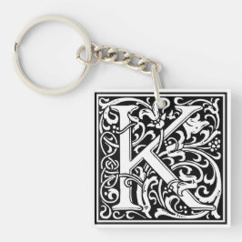 Chaveiro Inicial decorativa "K" da letra