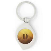 inicial monograma moderno amarelo marrom
