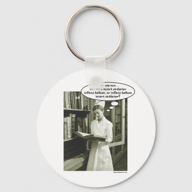 Chaveiro Inserir balão de inflação do cateter ou..... (Frente)