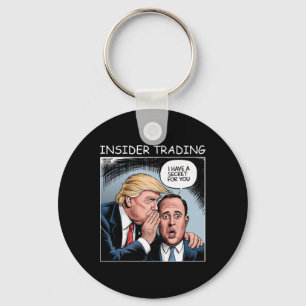 Chaveiro Insider Trading Trump - Engraçado 
