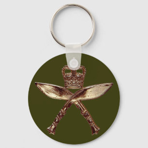 Chaveiro Insígnias reais do Gurkha