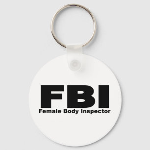 Chaveiro Inspector do corpo fêmea