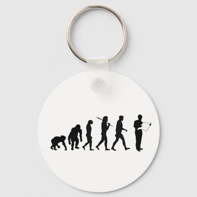 Chaveiro Inspetor de quantidade do construtor de Engenheiro (Frente)