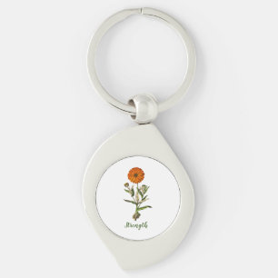 Chaveiro Inspiração de força Marigold
