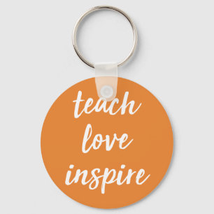 Chaveiro Inspiração do Amor de Ensino Frase Inspirativa