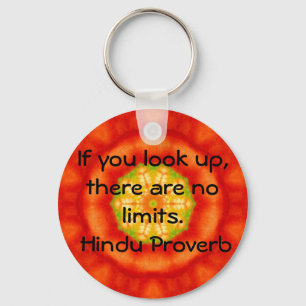 Chaveiro inspiração Hindu Proverb da Índia