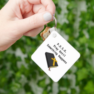 Chaveiro inspiração PUSH Prayer