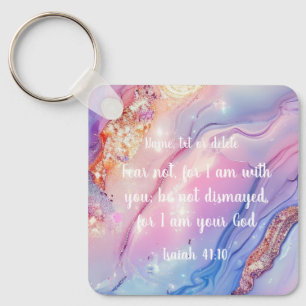 Chaveiro Inspiracional - Isaiah 41:10 não tem medo