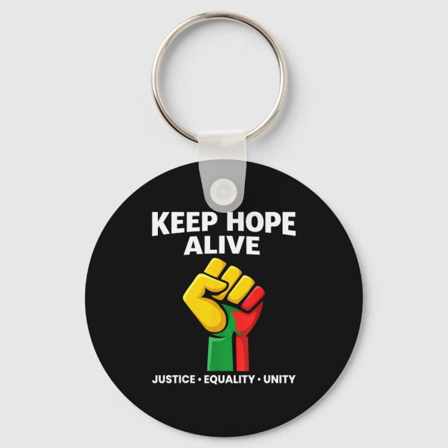 Chaveiro Inspirador mantém esperanças vivas orgulho da hist (Frente)