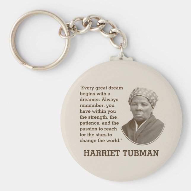 Chaveiro Inspirational Black History Month HARRIET TUBMAN (Frente)