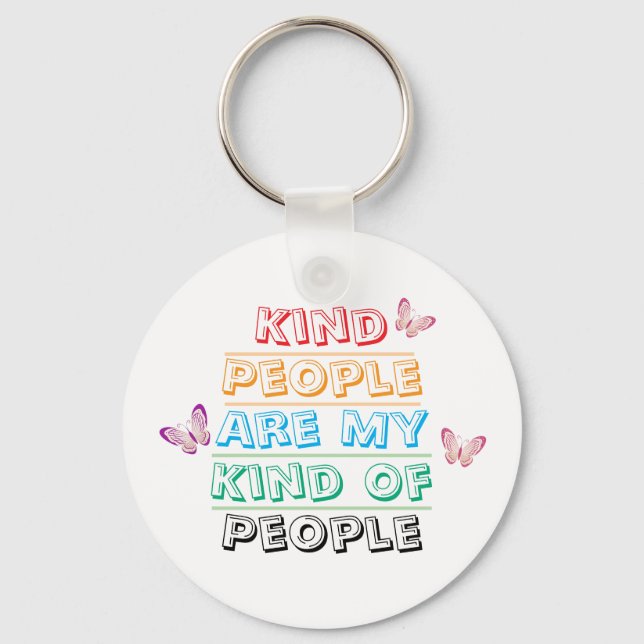 Chaveiro Inspirational Quote - Kind People (Frente)