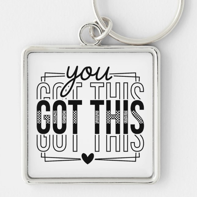 Chaveiro Inspirational You Got This (Frente)