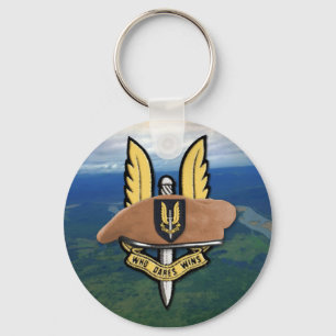 chaveiro instantâneo da boina do sas do serviço