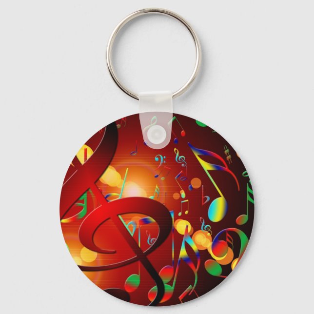 Chaveiro Instrumentos de Música Destino e Notas de Dança (Frente)