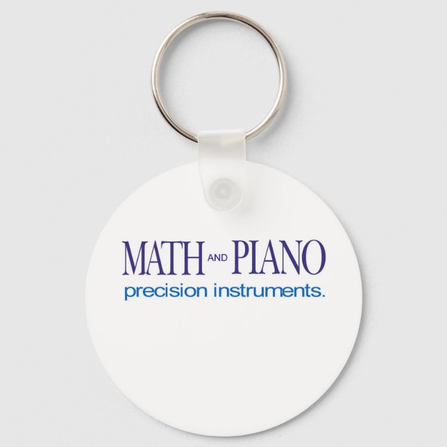 Chaveiro Instrumentos de precisão para matemática e para pi (Frente)