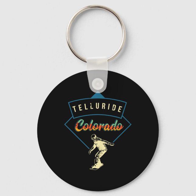 Chaveiro Instrutor Telluride Colorado Snowboard S (Frente)