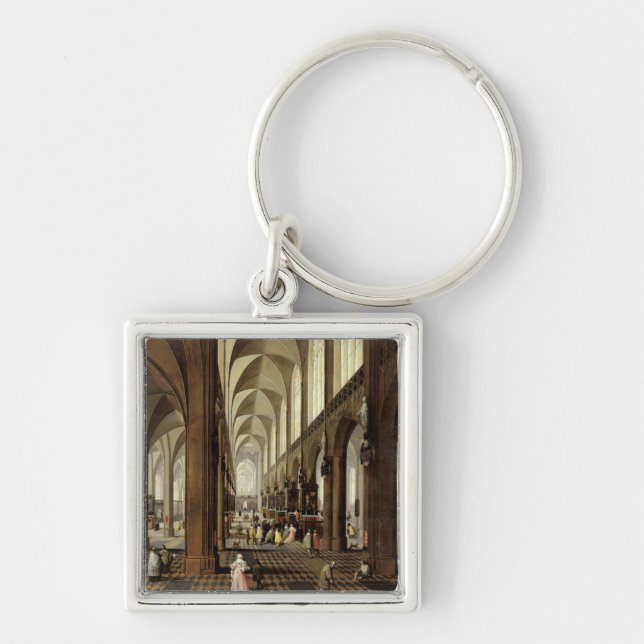 Chaveiro Interior da catedral de Antuérpia, c.1650 (Frente)