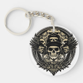 Chaveiro Intrair Design do crânio