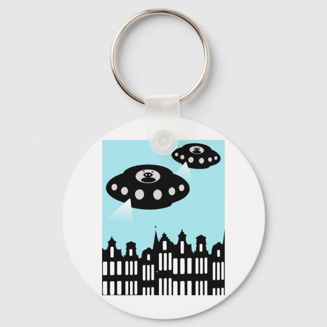 Chaveiro invasão alienígena de Amesterdã (Frente)