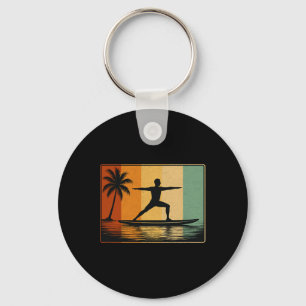 Chaveiro Ioga de Standup Paddle Board Para Homens Surf Vint