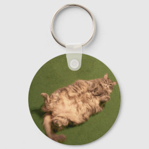 Chaveiro Ioga diária do gatinho da menina de Smoochie