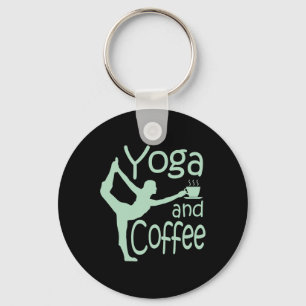 Chaveiro Ioga Para Mulheres Com Frases Ioga E Café