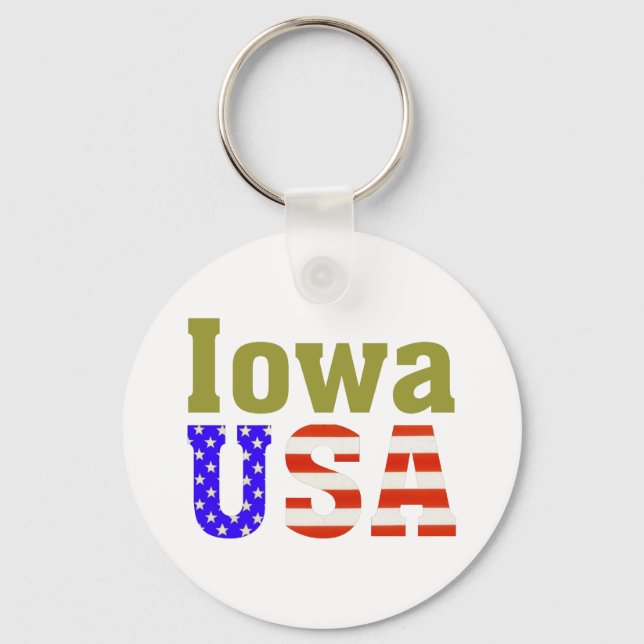 Chaveiro Iowa USA! (Frente)