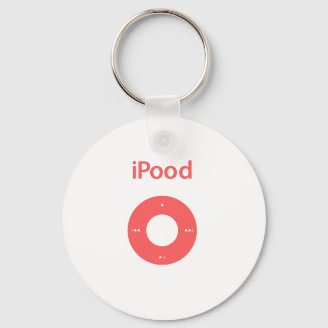 Chaveiro Ipod mingau Rosa Ipood (Frente)