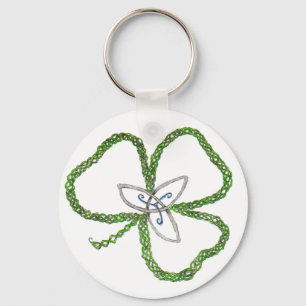 Chaveiro Irish Celtic Shamrock Knot