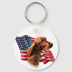 Chaveiro Irish Setter Flag
