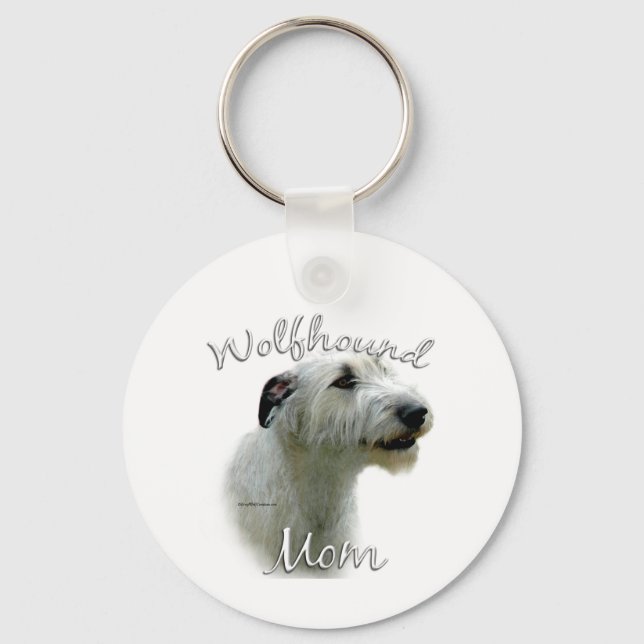 Chaveiro Irish Wolfhound Mãe 2 (Frente)