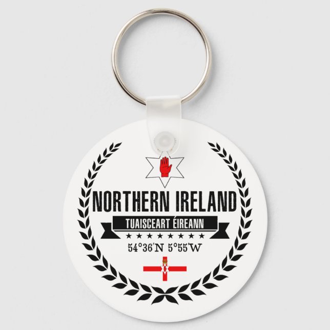 Chaveiro Irlanda do norte (Frente)