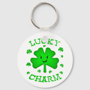 Chaveiro irlandês do trevo do dia de St Patrick