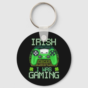 Chaveiro Irlandês Shamrock Eu Estava Jogando Jogo Jogo Meni