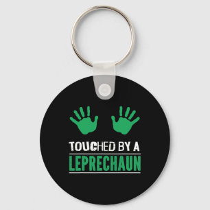 Chaveiro Irlandês Tocado Por Um Leprechaun Engraçado Dia De