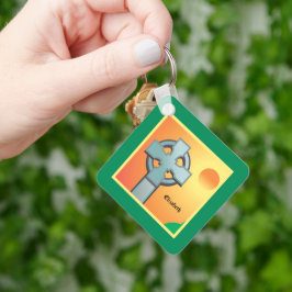 Chaveiro Irlandeses Bênçãos Cruzados Personalizados