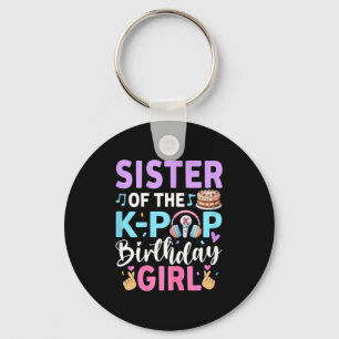 Chaveiro Irmã da garota do k-pop aniversariante