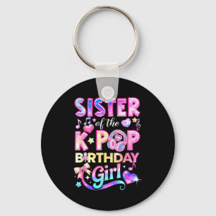 Chaveiro Irmã das garotas de aniversário do k-pop música co