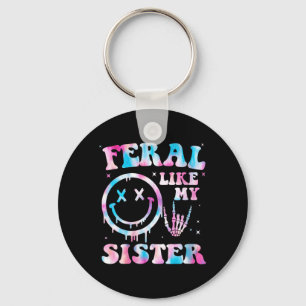 Chaveiro Irmã Feral Como Irmã Engraçada Sarcástica Mulheres