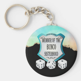 Chaveiro Irmandade dos Porcos Dourados Elegante Preto