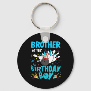Chaveiro Irmão Da Família Bowler Da Boliche De Aniversário