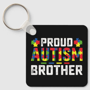 Chaveiro Irmão Orgulhoso da Conscientização do Autismo Famí