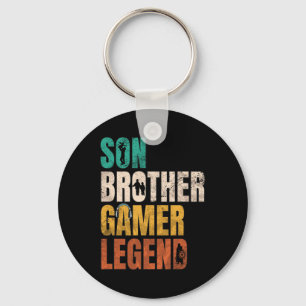Chaveiro Irmão Video Gamer Legend Matching Family